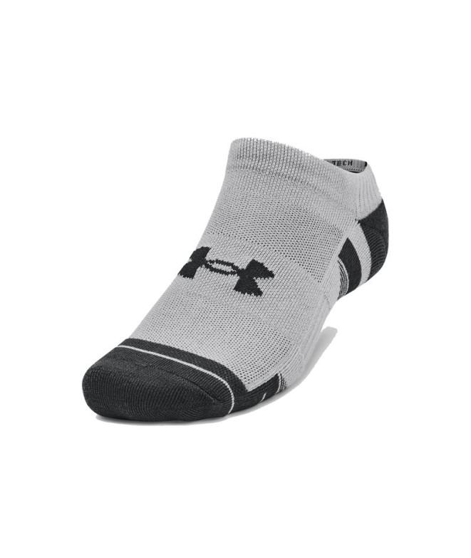 Chaussettes by Fitness Under Armour Performance Tech 3Pk Ns Grey
