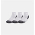 Meias Fitness Under Armour por Performance Tech 3Pk Low White