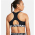 Sutiã esportivo Under Armour Mulher HG Authentics Mid Branded Preto