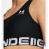 Sutiã esportivo Under Armour Mulher HG Authentics Mid Branded Preto