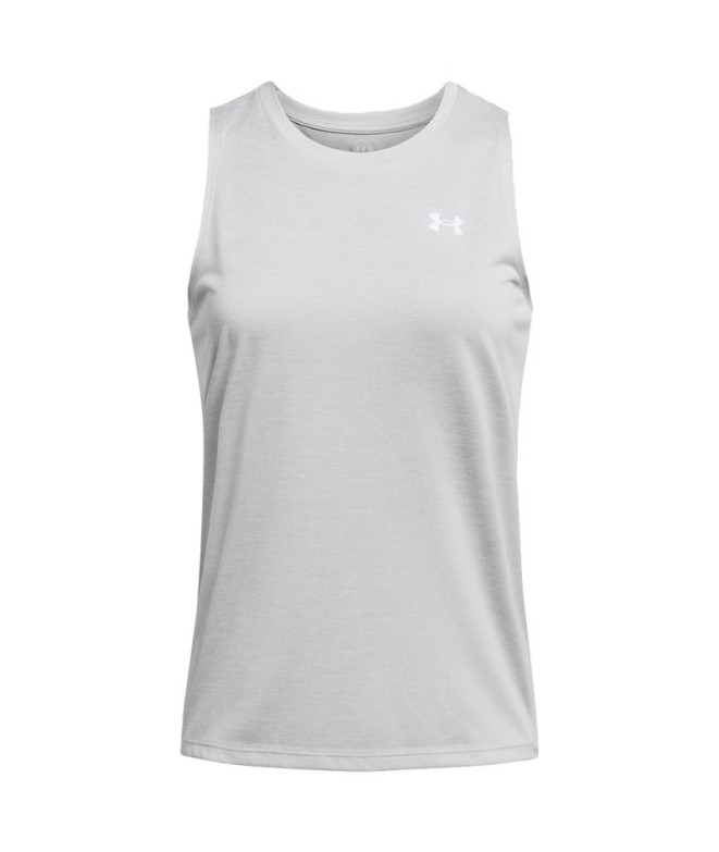 Camiseta de Fitness Under Armour Tech Twist Mujer Gris