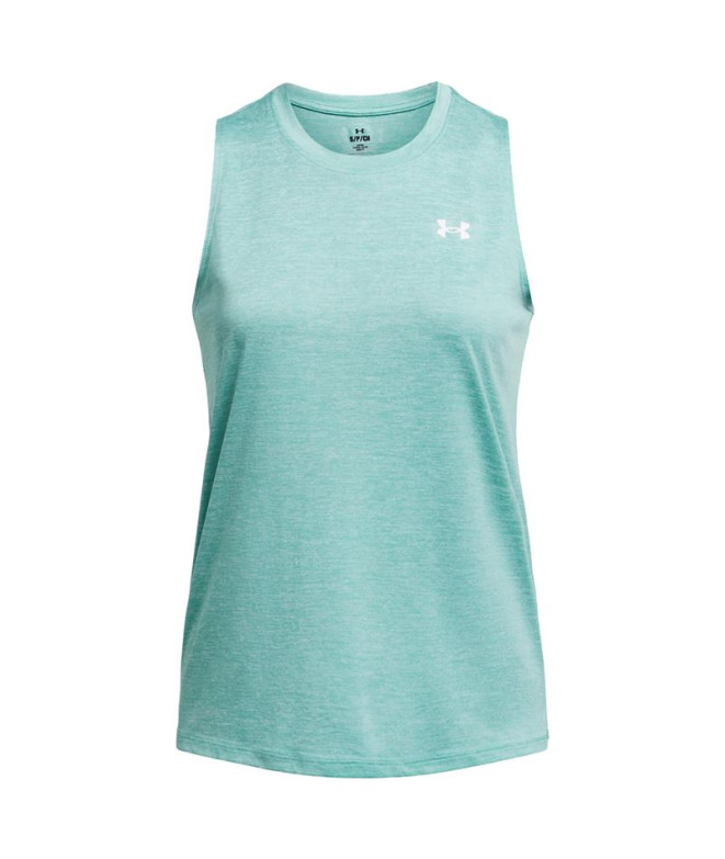 Camiseta Fitness Under Armour Mulher da Tech Twist Green