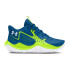 Sapatilhas Basquetebol Under Armour Infantil de GS JET '23 Blue