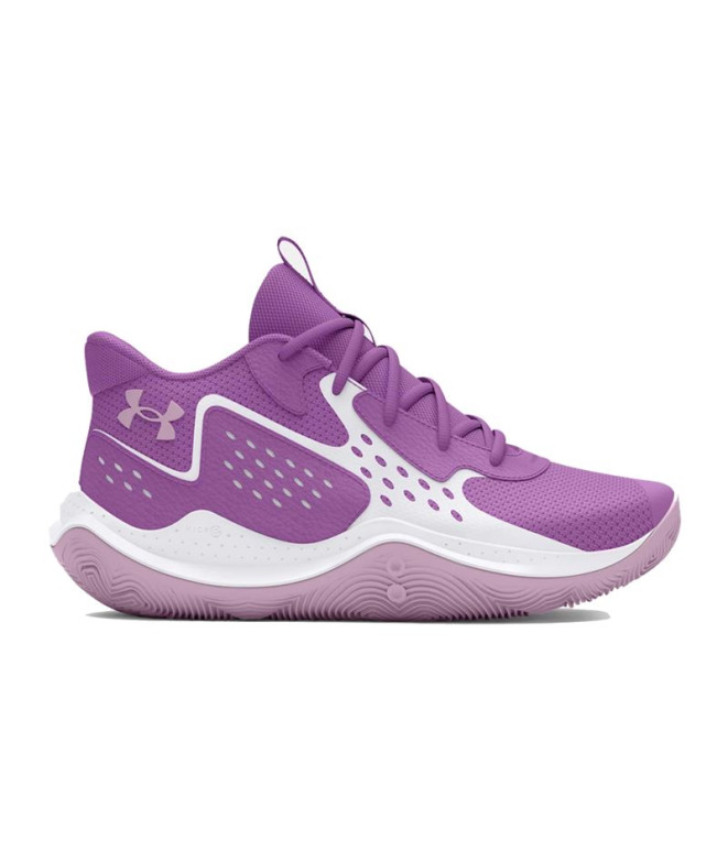 Chaussures Basket-ball Under Armour Enfant de GS JET '23 Purple