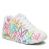 Zapatillas Skechers Uno - Highlight Love Mujer White And Multi Dura / White