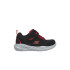 Sapatilhas Skechers Nitro Sprint-Rowzer Menino Têxtil preto/ Sintético/ Guarnição vermelha