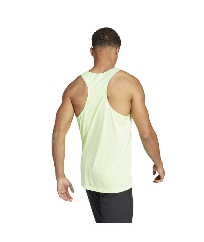 T-shirt by Running adidas Run It Tank Homme Green