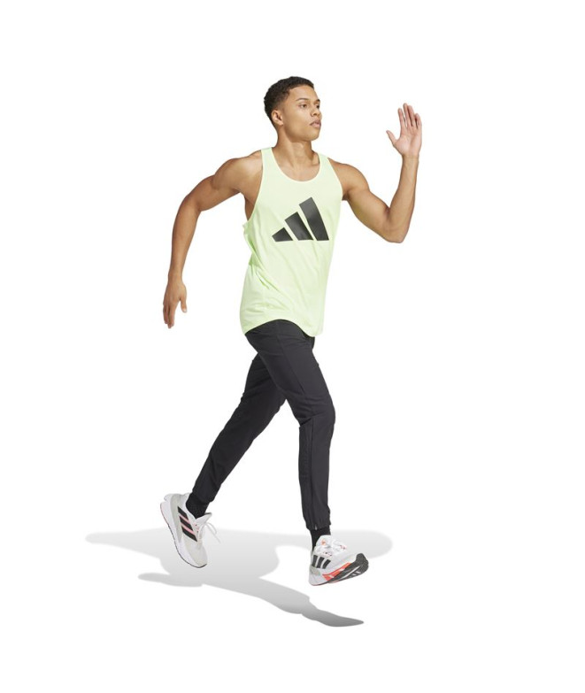 T-shirt by Running adidas Run It Tank Homme Green