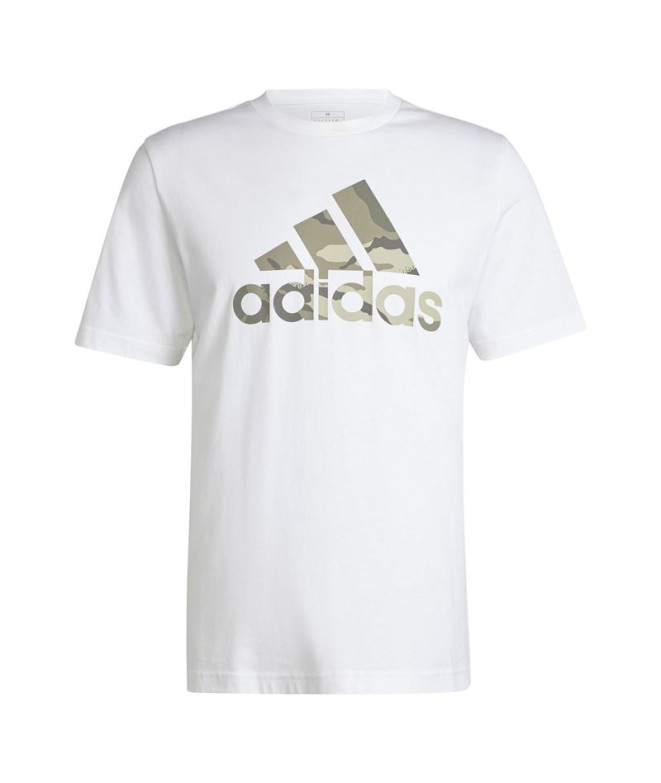 Camiseta adidas Camo G 1 Homem Branco