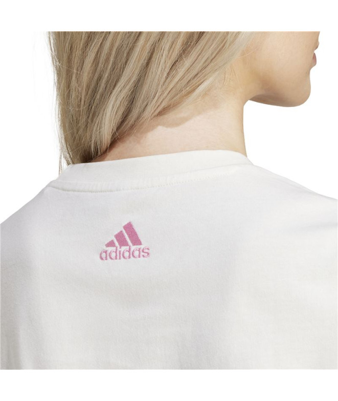 Camiseta adidas Lin Spw Gt Mulher branco