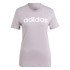 Camiseta adidas Linear Mulher Lilás