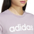 Camiseta adidas Linear Mulher Lilás