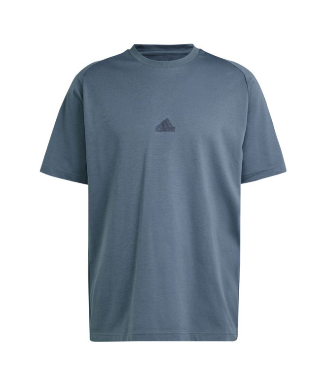 Camiseta adidas Z.N.E. Homem Azul