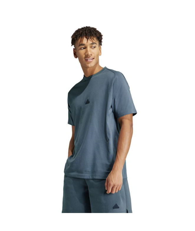 Camiseta adidas Z.N.E. Homem Azul