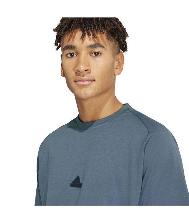 Camiseta adidas Z.N.E. Homem Azul