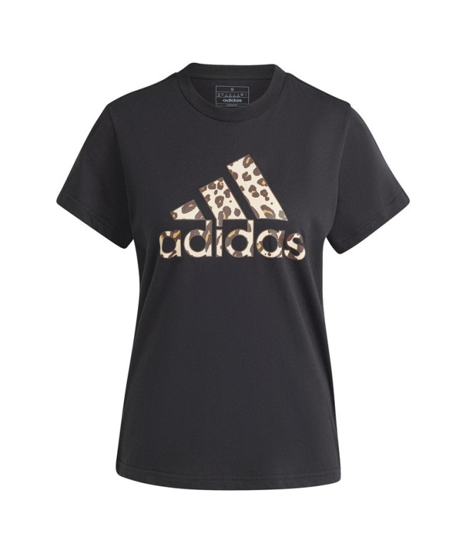 T-shirt adidas Animal Gt Femme Noir