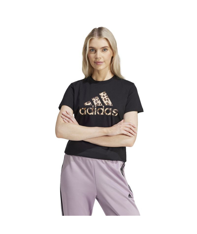 Camiseta adidas Animal Gt Mujer Negro