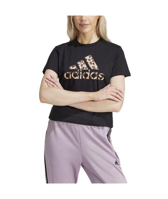Camiseta adidas Animal Gt Mujer Negro