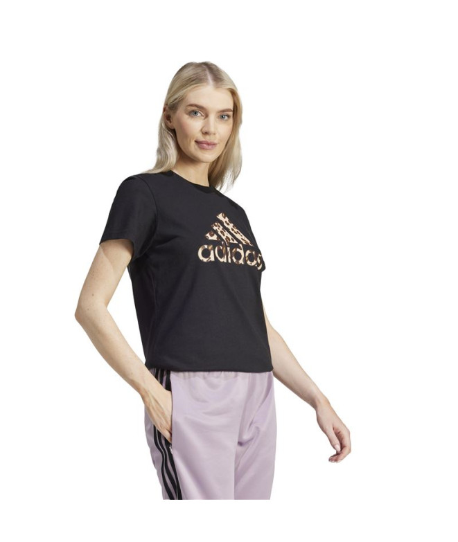 T-shirt adidas Animal Gt Femme Noir
