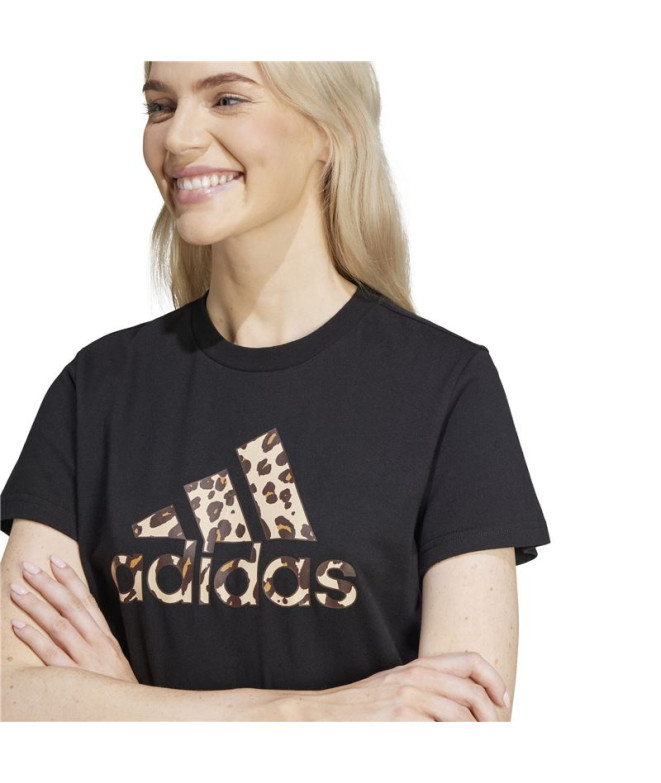Camiseta adidas Animal Gt Mujer Negro