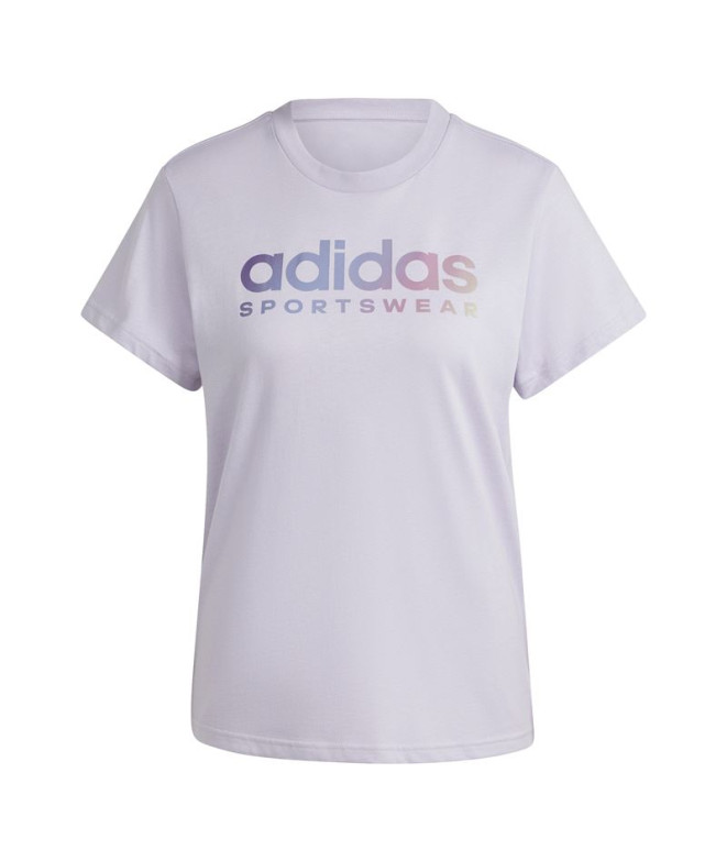 Camiseta adidas Linear Spw Gt Mulher Lilac