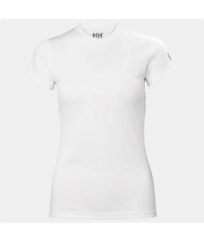 Camiseta de Montaña Helly Hansen Tech Mujer Blanco