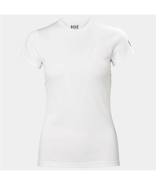 Camiseta por Montanha Helly Hansen Tech Mulher Branco