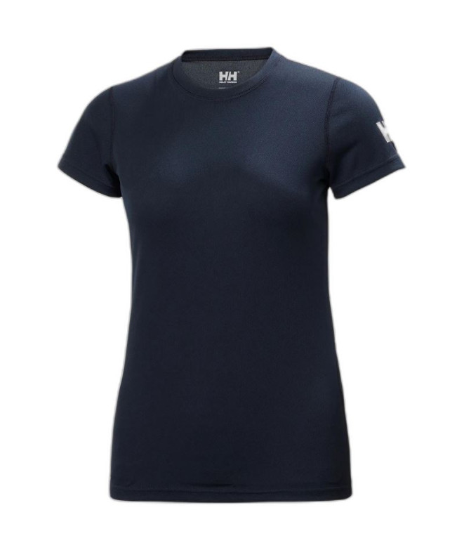 Camiseta de Montanha Helly Hansen Tech Navy Mulher