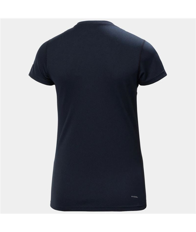 Camiseta de Montanha Helly Hansen Tech Navy Mulher