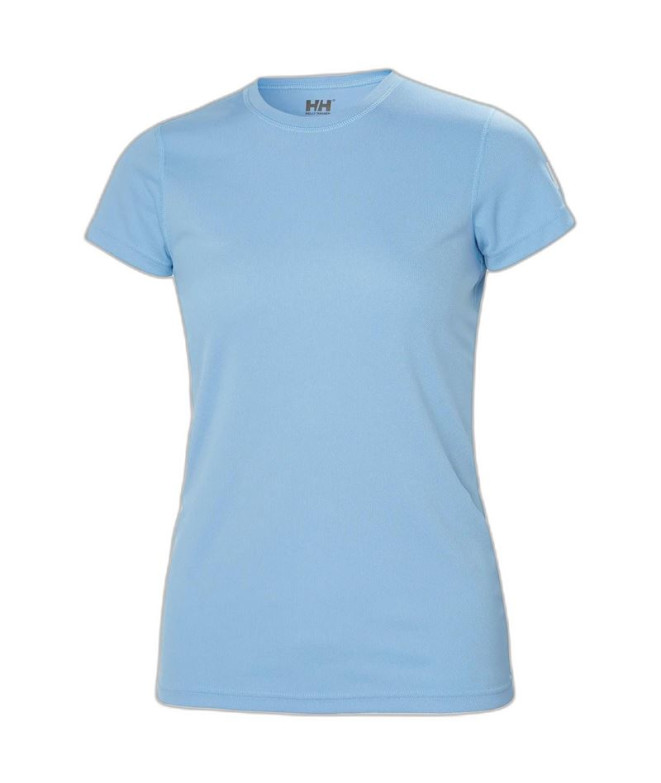 Camiseta de Montaña Helly Hansen Tech Mujer Azul