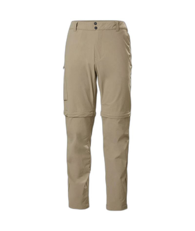 Calça por Montanha Helly Hansen Brono Softshell Zip Off Homem Castanho