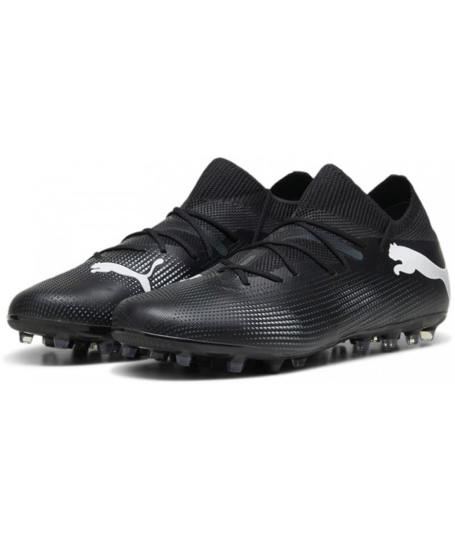 football Botte Puma Future 7 Match MG Noir/Blanc