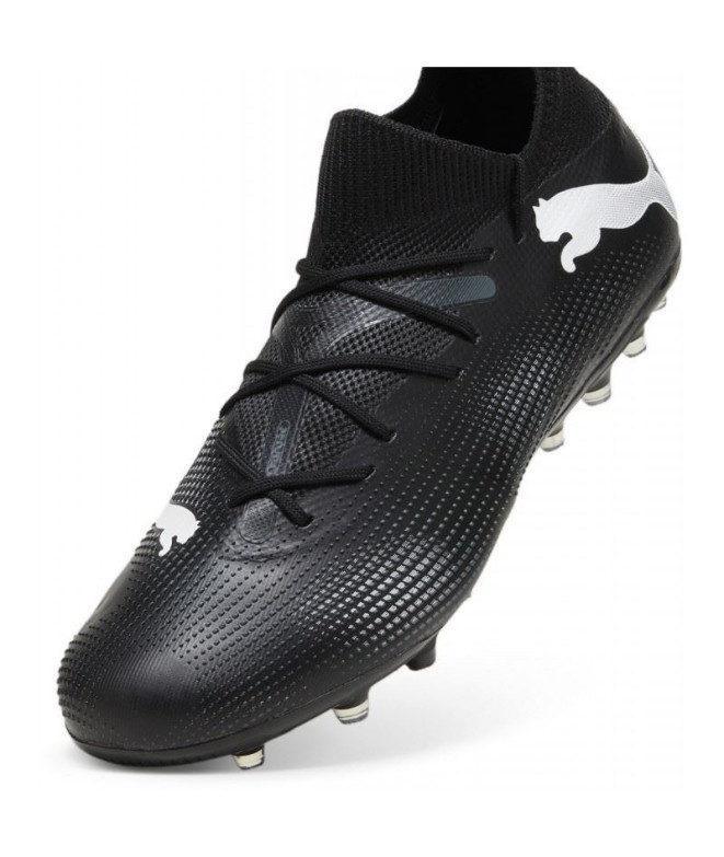 football Botte Puma Future 7 Match MG Noir/Blanc