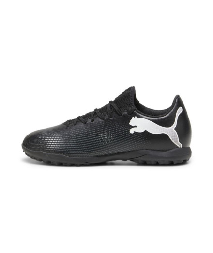 Chaussures football de Puma Future 7 Match MG Noir/Blanc