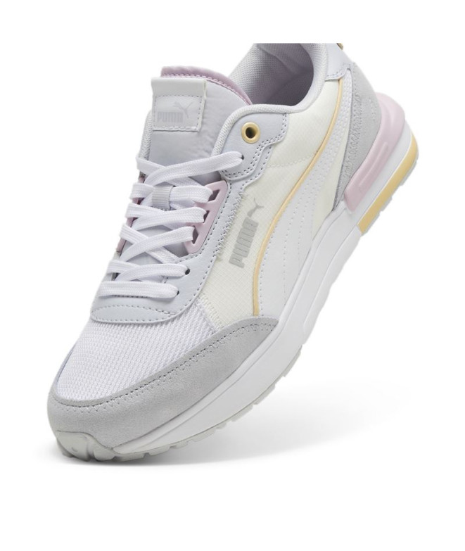 Zapatillas Puma R22 White Warm Blanco Mujer