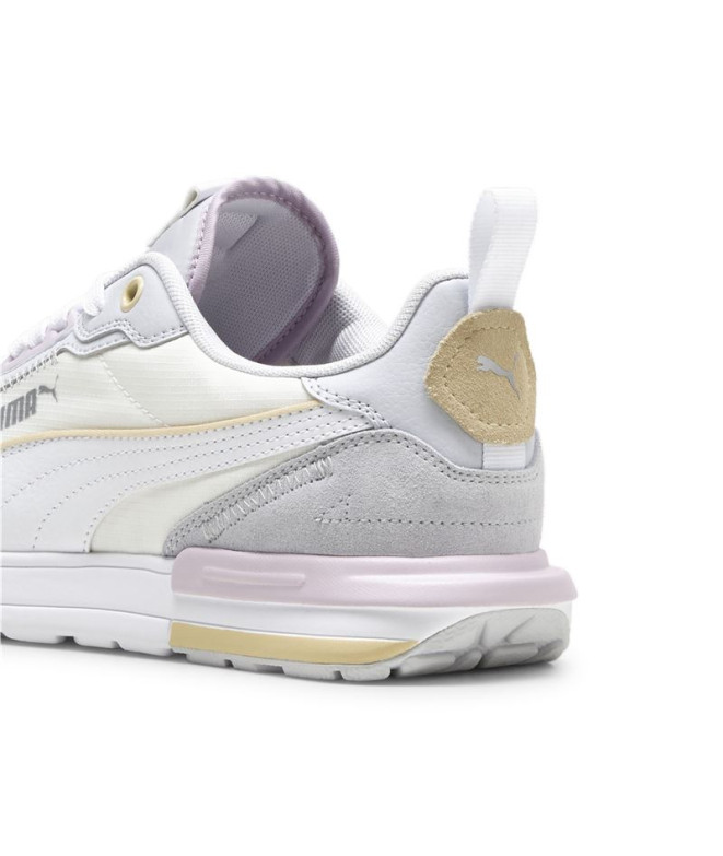 Zapatillas Puma R22 White Warm Blanco Mujer