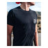 Camiseta de Running Compressport Performance Hombre Negro/Blanco
