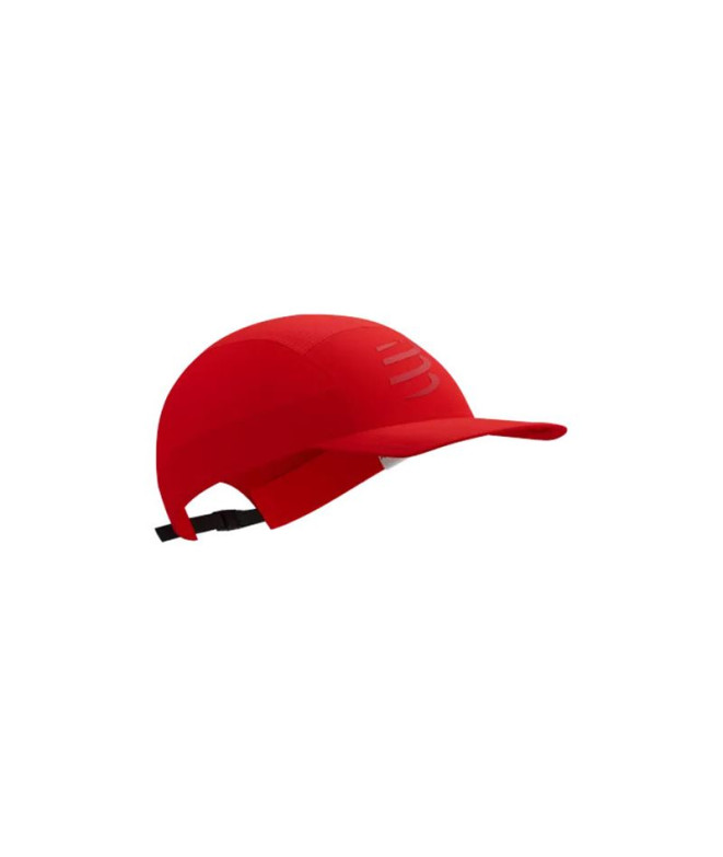 Boné por Running Compressport 5 Panel Light Core Red