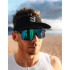 Visera de Running Compressport Visor Ultralight Negro/Blanco