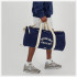 Bolsa de deporte de Fitness New Balance Canvas Duffel Hombre Azul Marino