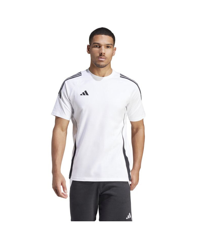 Camiseta de Futebol adidas Tiro24 Homem Blanco