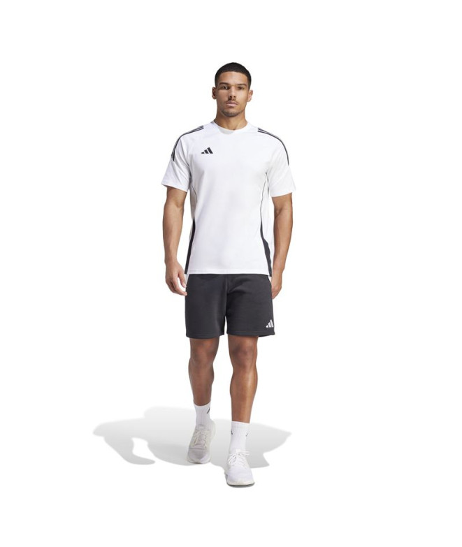 Camiseta de Futebol adidas Tiro24 Homem Blanco