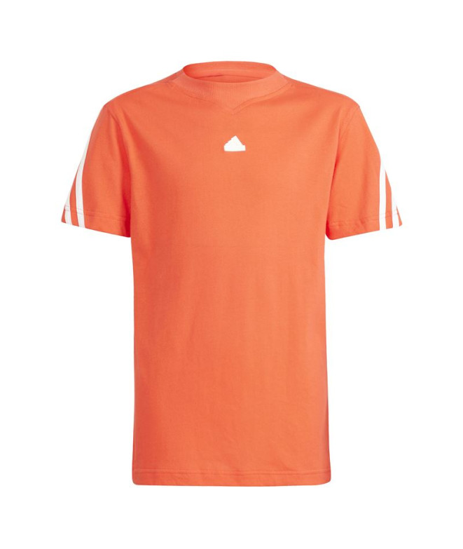 Camiseta adidas Future Icons 3-Stripes Infantil Vermelho