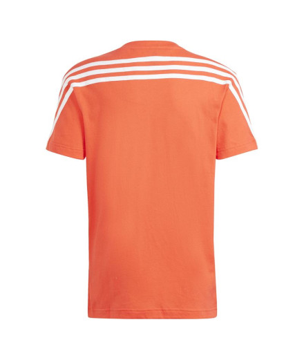 Camiseta adidas Future Icons 3-Stripes Infantil Vermelho 2