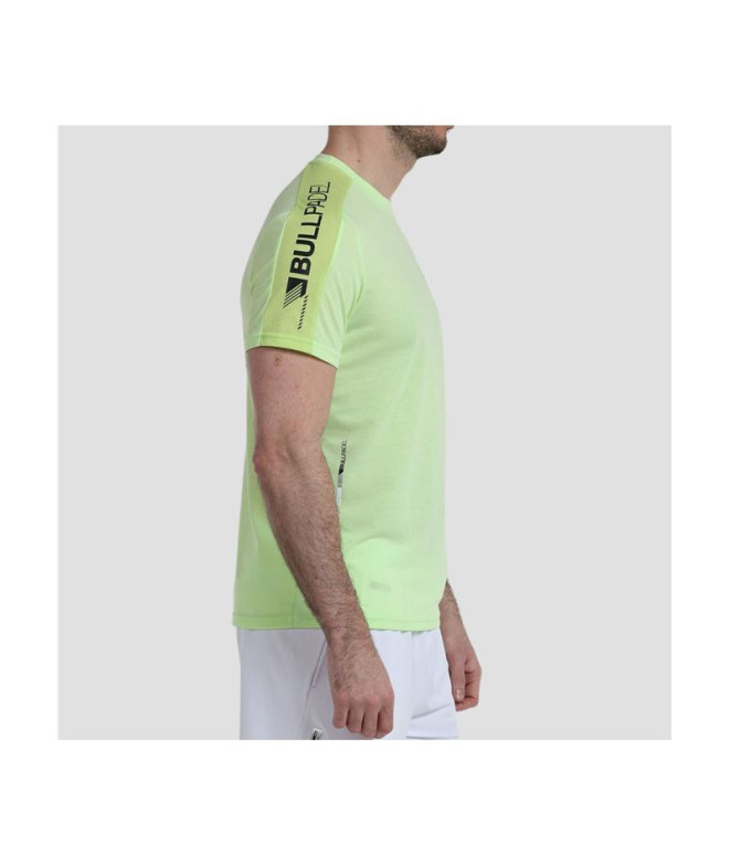 Camiseta Bullpadel Afila Hombre Amarillo