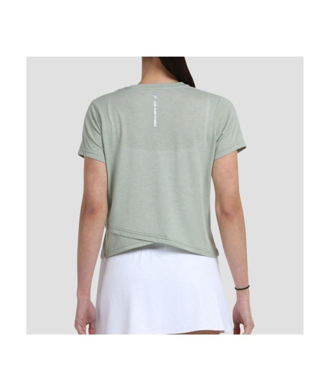 Camiseta Bullpadel Batis Mujer Eucalipto