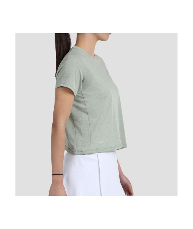 Camiseta Bullpadel Batis Mujer Eucalipto