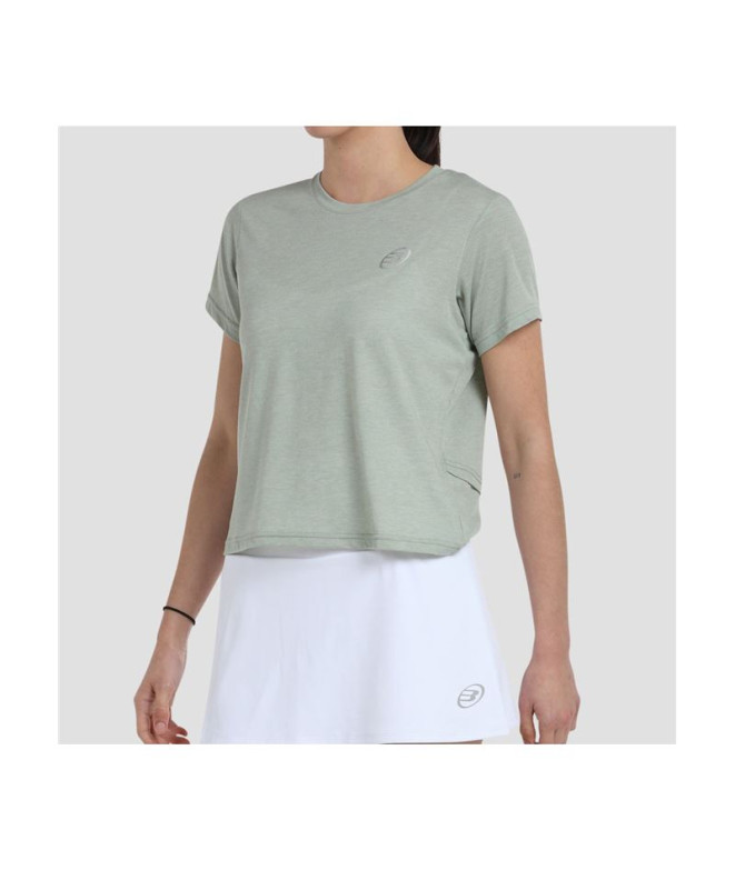 Camiseta Bullpadel Batis Mujer Eucalipto