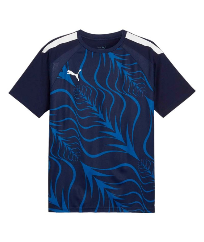 Camiseta de Fútbol Puma individualLIGA Graph Azul Marino Hombre