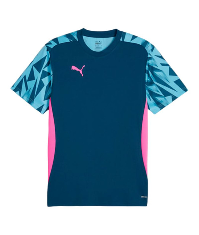 Camiseta Futebol de Puma individualFINAL Azul Homem